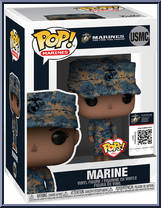 Marine (Female / Brown) from U.S. Marines - Pop! Vinyl Figures manufactured by Funko [Front]