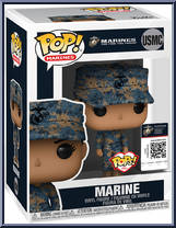 Marine (Female / Tan) from U.S. Marines - Pop! Vinyl Figures manufactured by Funko [Front]