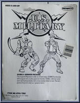 Sabre & Gunner from U.S. Military - Marines manufactured by Remco [Back]