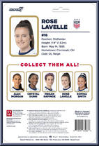 Rose Lavelle (2023 World Cup Home Kit) from U.S. Women's National Team - ReAction Figures manufactured by Super7 [Back]