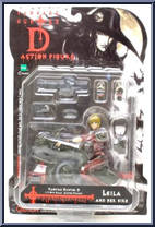 Leila with Bike from Vampire Hunter D - Basic Series manufactured by Epoch [Front]