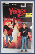 Brock Samson (Bloody / Black Shirt) from Venture Bros. - 3 3/4" Scale manufactured by Bif Bang Pow! [Front]
