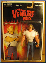 Brock Samson (White Shirt) from Venture Bros. - 3 3/4" Scale manufactured by Bif Bang Pow! [Front]