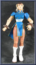 Juggernaut vs. Chun Li from Video Game Super Stars Presents - X-Men vs. Street Fighter - Series 2 manufactured by Toy Biz [Loose]
