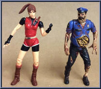 Claire Redfield / Zombie Cop Action Figure