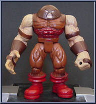 Juggernaut vs. Chun Li from Video Game Super Stars Presents - X-Men vs. Street Fighter - Series 2 manufactured by Toy Biz [Loose]