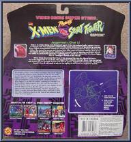 Juggernaut vs. Chun Li from Video Game Super Stars Presents - X-Men vs. Street Fighter - Series 2 manufactured by Toy Biz [Back]