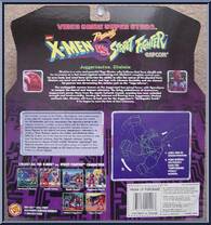 Juggernaut vs. Dhalsim from Video Game Super Stars Presents - X-Men vs. Street Fighter - Series 2 manufactured by Toy Biz [Back]