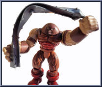 Juggernaut vs. Chun Li from Video Game Super Stars Presents - X-Men vs. Street Fighter - Series 2 manufactured by Toy Biz [Loose]
