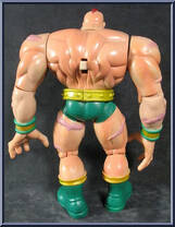 Gambit vs. Zangief from Video Game Super Stars Presents - X-Men v.s Street Fighter - Series 2 manufactured by Toy Biz [Loose]