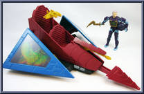 Sky Claw with Mortdred from Visionaries - Darkling Lords - Vehicles manufactured by Hasbro [Loose]