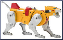Legendary Yellow Lion from Voltron 84 - Classic manufactured by Playmates [Loose]