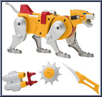 Legendary Yellow Lion from Voltron 84 - Classic manufactured by Playmates [Loose]