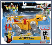 Legendary Yellow Lion from Voltron 84 - Classic manufactured by Playmates [Front]