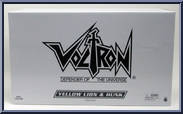 Yellow Lion & Hunk from Voltron Classics - Basic Series manufactured by Mattel [Front]