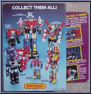 Voltron III (Lion) from Voltron - Miniature Robots manufactured by Matchbox [Back]