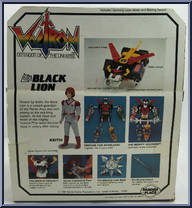 Black Lion from Voltron - Lions manufactured by Panosh Place [Back]