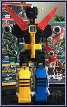 Blue Lion from Voltron - Lions manufactured by Panosh Place [Combined]