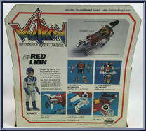 Red Lion from Voltron - Lions manufactured by Panosh Place [Back]