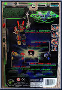Yellow Lion from Voltron - Third Dimension - Mighty Lion manufactured by Trendmasters [Back]