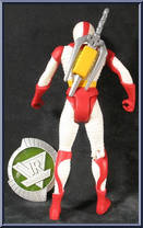 Battle Grid Kaitlin Star from VR Troopers - Deluxe Figures manufactured by Kenner [Loose]