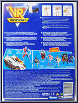 Battle Grid Kaitlin Star from VR Troopers - Deluxe Figures manufactured by Kenner [Back]