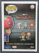 Vision (70s) from WandaVision - Pop! Vinyl Figures manufactured by Funko [Back]
