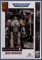 Iron Warrior (Gold Label) from Warhammer 40,000 - Chaos Space Marines manufactured by McFarlane [Front]