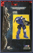 Ultramarine Reiver (Bolt Carbine) from Warhammer 40,000 - Basic Series manufactured by McFarlane [Back]