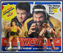 Rick Steiner & Scott Steiner from WCW - Tag Teams - Released in US manufactured by Galoob [Front]