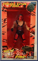 Sting (Red and Black) from WCW - 12" Scale manufactured by Original San Francisco Toymakers [Front]