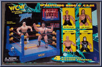 Thunder Wrestling Ring / Cage / 4 Figures