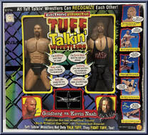 Goldberg vs. Kevin Nash from WCW - Tuff Talkin' manufactured by Toy Biz [Front]