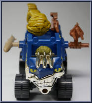 K.O. Kruiser from Wheeled Warriors - Monster Minds manufactured by Mattel [Loose]