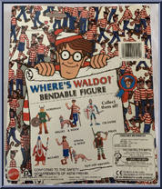 Pirate from Where's Waldo - Bendables manufactured by Mattel [Back]