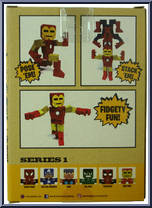 Iron Man from Wood Warriors - Marvel manufactured by PPW Toys [Back]