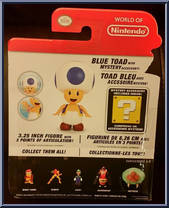 Blue Toad (Super Mario) from World of Nintendo - Series 1-2 manufactured by Jakks Pacific [Back]