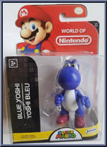 Blue Yoshi (Super Mario) from World of Nintendo - Series 1-5 manufactured by Jakks Pacific [Front]