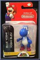 Blue Yoshi (Super Mario) from World of Nintendo - Series 1-6 manufactured by Jakks Pacific [Front]