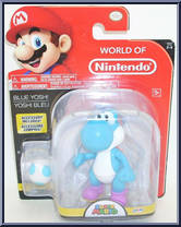 Blue Yoshi (Egg) from World of Nintendo - Series 2-4 manufactured by Jakks Pacific [Front]
