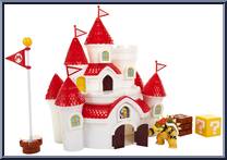 Castle Playset (Bowser) from World of Nintendo - Playsets manufactured by Jakks Pacific [Loose]