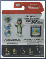 Cat Luigi (Super Mario) from World of Nintendo - Series 1-5 manufactured by Jakks Pacific [Back]