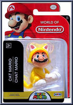 Cat Mario (Super Mario) from World of Nintendo - Series 1-5 manufactured by Jakks Pacific [Front]