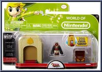 Ganondorf + Hyrule Castle from World of Nintendo - Micro Land - Series 1-3 manufactured by Jakks Pacific [Front]