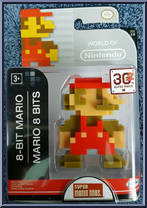 8-Bit Mario (Super Mario) from World of Nintendo - Series 1-5 manufactured by Jakks Pacific [Front]