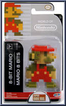 8-Bit Mario (Super Mario) from World of Nintendo - Series 1-6 manufactured by Jakks Pacific [Front]