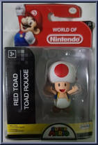 Red Toad from World of Nintendo - Series 2-4 manufactured by Jakks Pacific [Front]