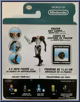 Samus (Phazon Suit) from World of Nintendo - Series 2-4 manufactured by Jakks Pacific [Back]