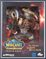 Garrosh Hellscream (Orc Warrior) from World of Warcraft (DC Unlimited) - Premium Series 3 manufactured by DC Direct [Front]