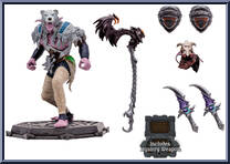 Elf Druid & Elf Rogue (Common) from World of Warcraft - Basic Series manufactured by McFarlane [Loose]